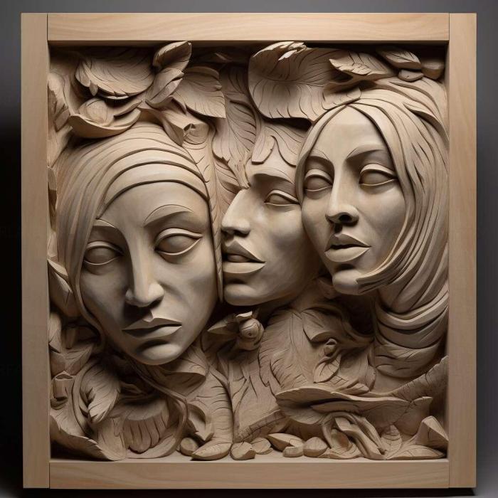 نموذج ثلاثي الأبعاد لآلة CNC 3D Art 